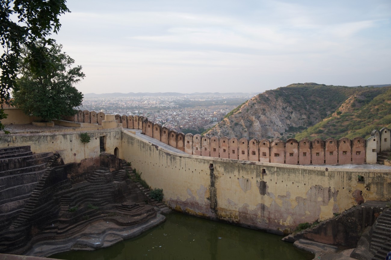Looking out from the fort at Jaipur