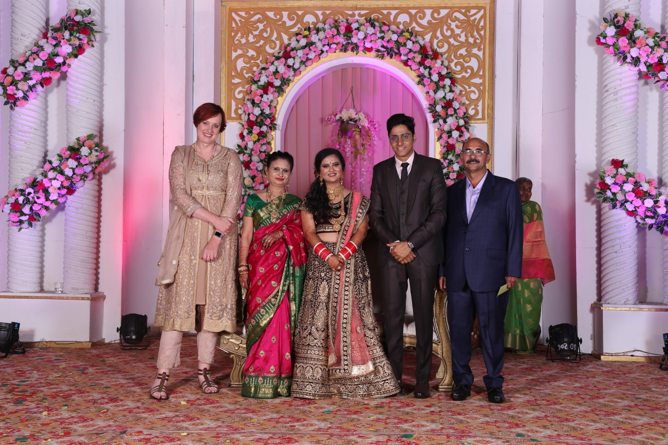 Surabhi, Panshul, parents and me